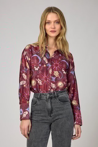 Blouse - Bordeauxrood