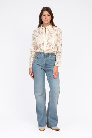 Kanten Blouse - Ecru