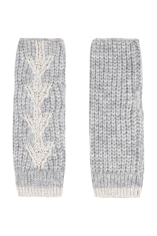 Vingerloze Handschoenen Gemêleerd Grijs