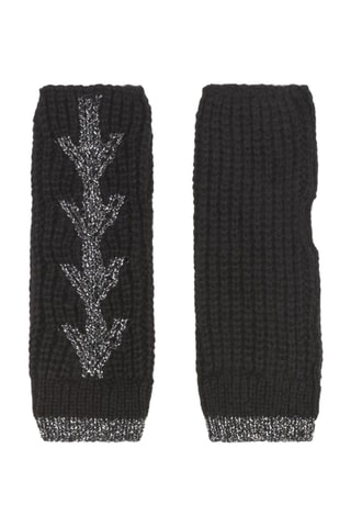 Vingerloze Handschoenen Zwart