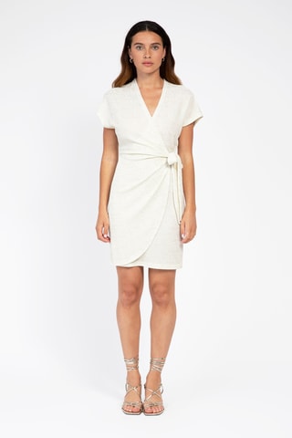 Vestido traçado - Cru