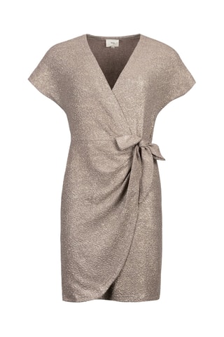 Vestido traçado - Cinzento