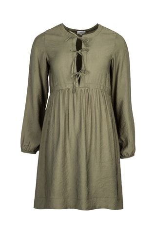 Vestido estilo patinadora - Caqui