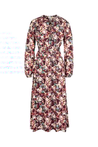 Vestido midi - Bordô