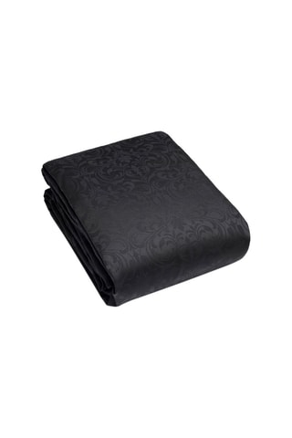 Toalha de mesa retangular Jacquard Fleurette - 170 x 250 cm - Cinzento-escuro