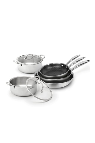 Trem de cozinha em aço inoxidável - 7 peças 