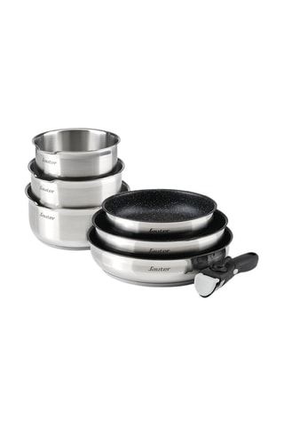 Trem de cozinha em aço inoxidável   7 peças