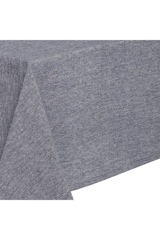 Toalha de mesa retangular - Azul-escuro - 140 x 300 cm