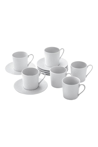 Serviço de café em porcelana - 6 pessoas