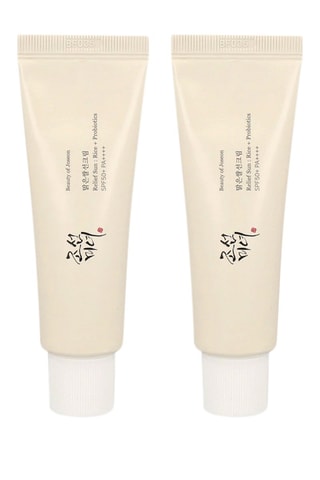 2 Zonnebrandcrème met Rijst en Probiotica Relief Sun - SPF 50+ / PA++++ - 2 x 50 ml