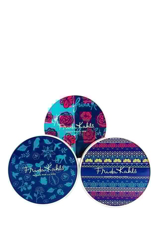 3 Make-uptasjes Limited edition Frida Kahlo - Blauw