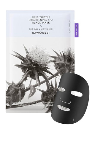 5 zwarte maskers met mariadistel - 5 x 28 ml