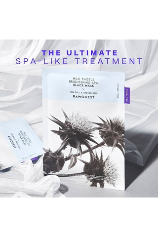 5 zwarte maskers met mariadistel - 5 x 28 ml