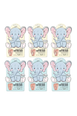 Set 6 Voetmaskers - Peeling en Hydratatie - 6 x 20 ml