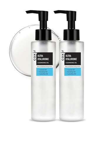 2 Make-upverwijderende Oliën Ultra Hyaluronic Cleansing - 2 x 150 ml 