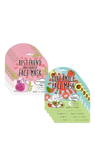 2 x 5 Gezichtsmaskers Best Friend - 10 x 25 ml