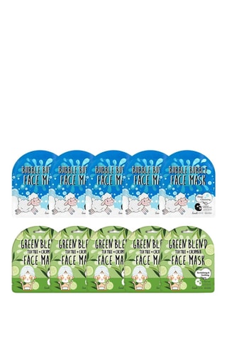 2 x 5 Gezichtsmaskers Best Friend - Geschikt voor de vette en gemengde huid- 10 x 25 ml