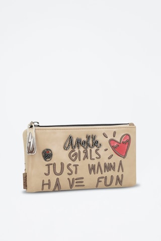 Portefeuille Fun and Music - Beige