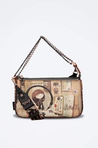 Handtas Beige en Zwart