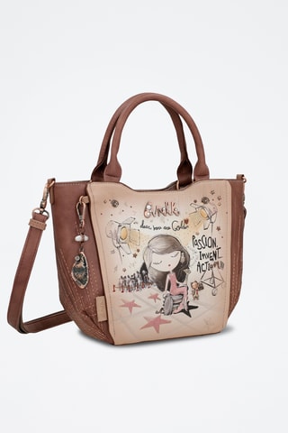 Handtas Beige en Oudroze