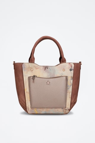 Handtas Beige en Oudroze