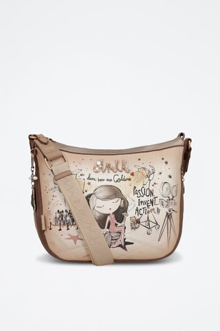 Schoudertas Beige en Taupe