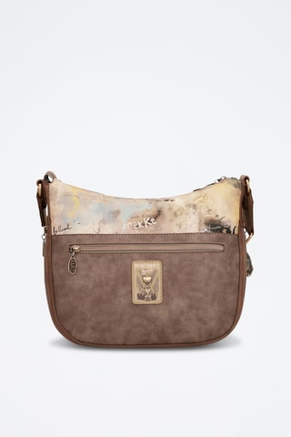 Schoudertas Beige en Taupe