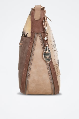 Schoudertas Beige en Taupe