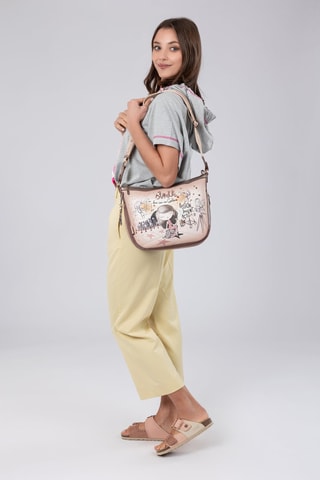 Schoudertas Beige en Taupe