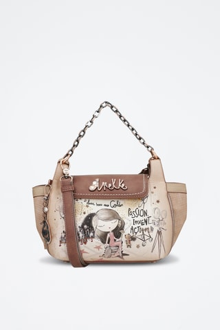 Handtas Beige en Taupe