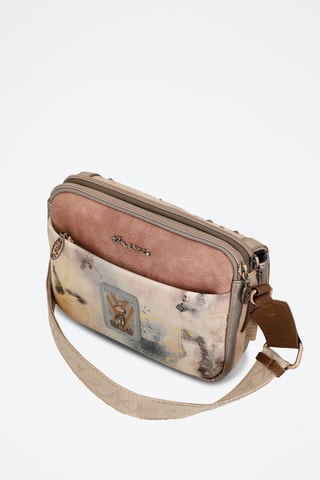 Schoudertas Beige en Taupe