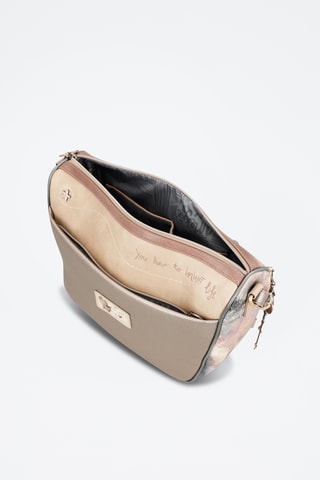 Schoudertas Beige en Taupe