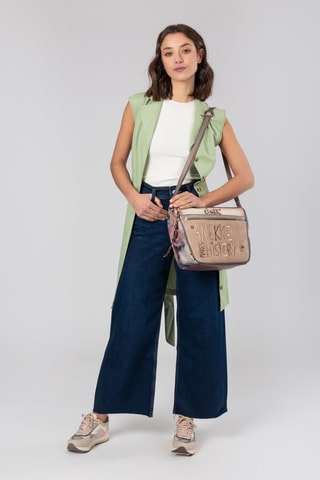 Schoudertas Beige en Taupe