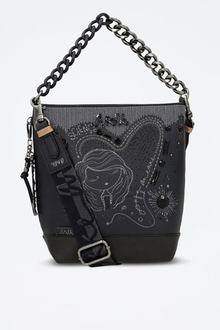 Handtas - Antraciet en Zwart