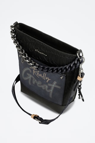 Handtas - Antraciet en Zwart