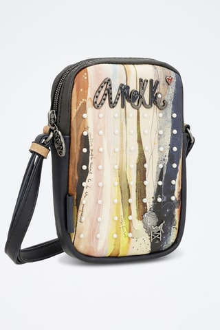 Schoudertas Zwart en Donkergrijs