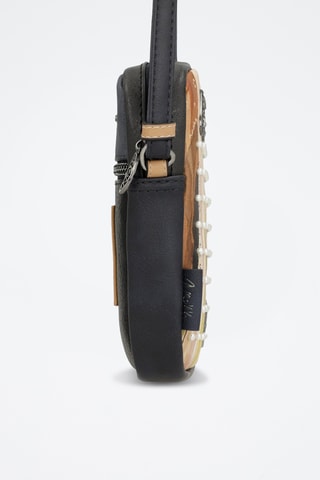 Schoudertas Zwart en Donkergrijs