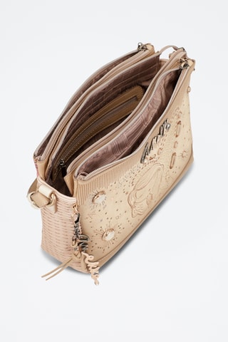 Schoudertas Beige en Bruin