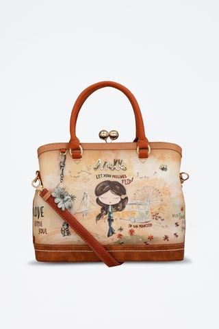 Handtas Beige en Bruin