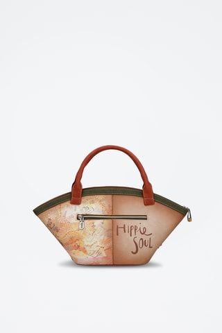 Handtas Bruin en Beige