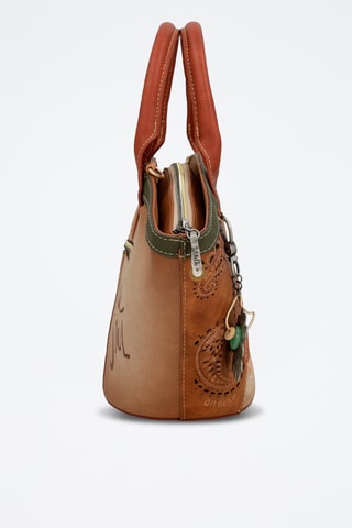 Handtas Bruin en Beige