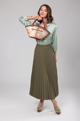 Handtas Bruin en Beige