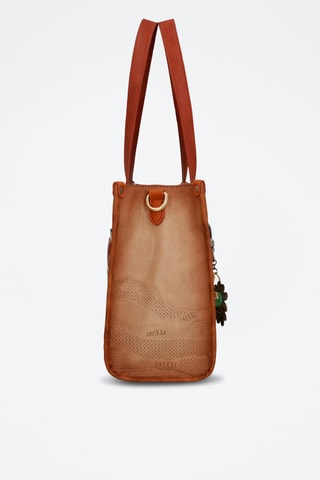 Handtas - Beige en Bruin