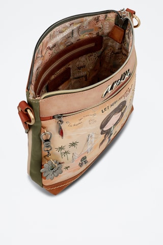 Schoudertas Beige en Bruin