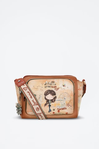 Schoudertas Bruin en Kaki