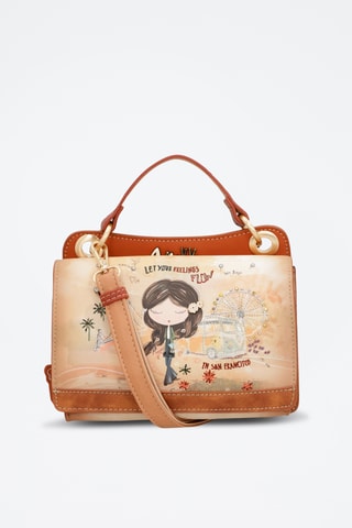 Handtas Bruin en Beige