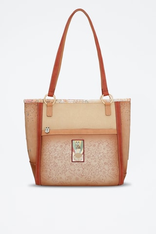 Handtas - Beige en Bruin