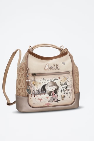 Handtas - Beige en Taupe