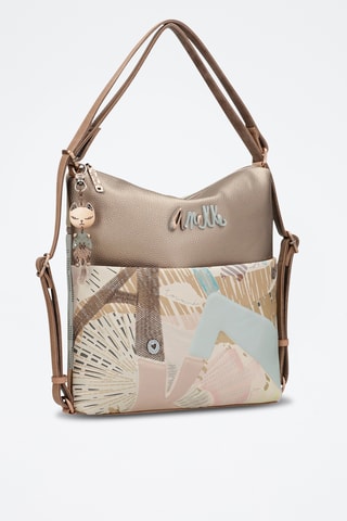 Handtas - Goudkleurig en Ecru