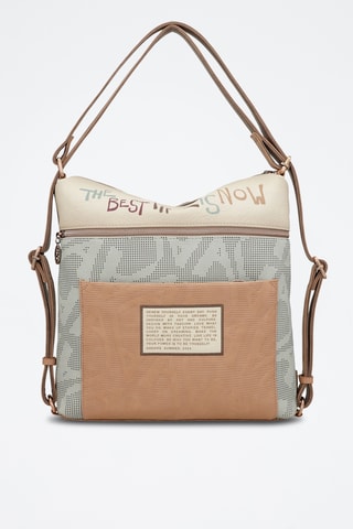 Handtas - Goudkleurig en Ecru